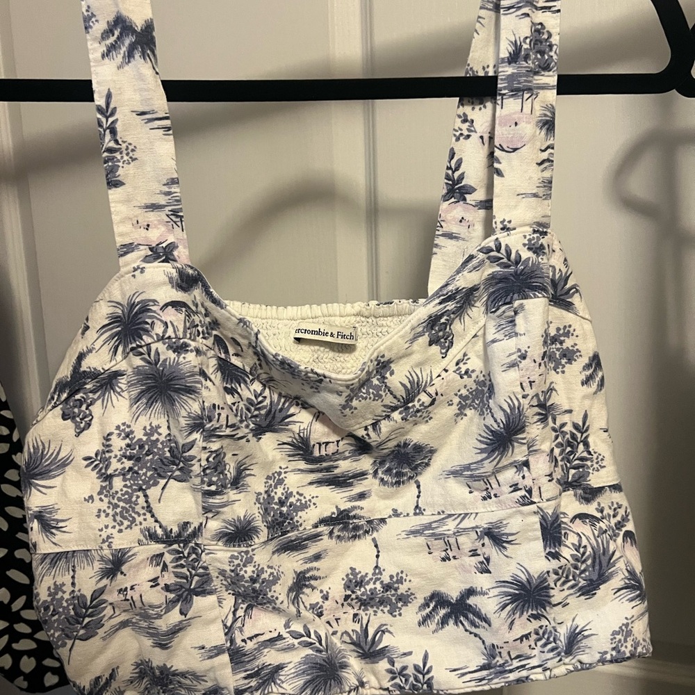 Floral Print Crop Top